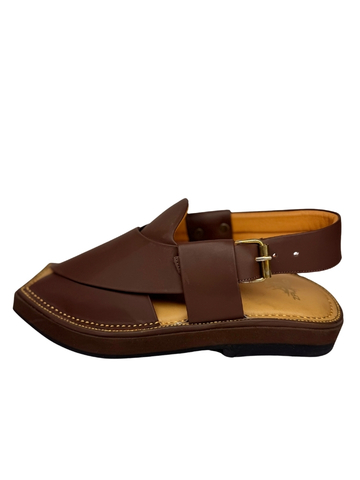 Kaptaan Chappal | Brown