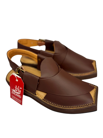 Kaptaan Chappal | Brown