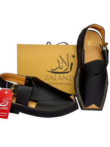 Kaptaan Chappal | Black