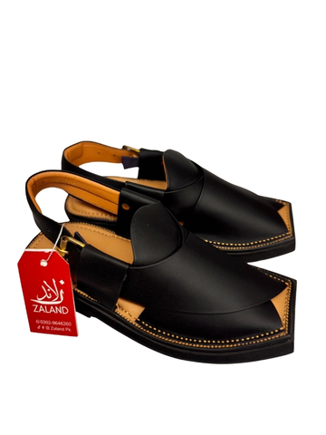 Kaptaan Chappal | Black