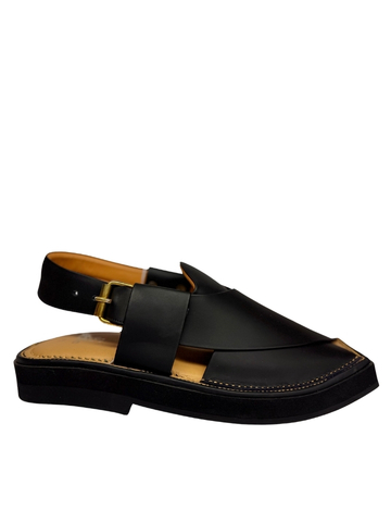Kaptaan Chappal | Black