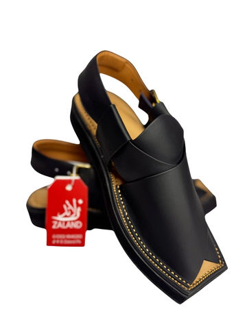 Kaptaan Chappal | Black