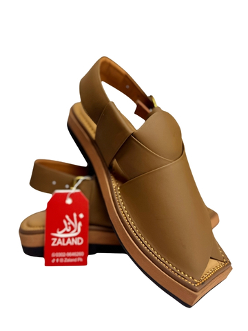 Kaptaan Chappal | Light Brown