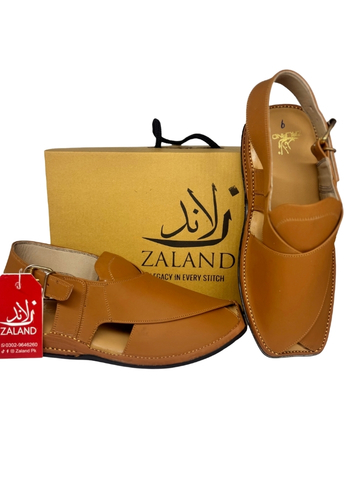 Zardari Style Chappal | Camel
