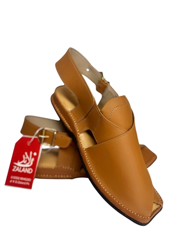 Zardari Style Chappal | Camel