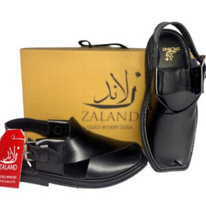 49 Gol T Peshawari Chappal | Black