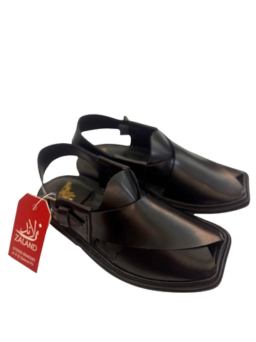 50 Gol T Peshawari Chappal | Black