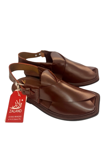 54 Gol T Peshawari Chappal | Chocolate Brown