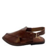 55 Gol T Peshawari Chappal | Chocolate Brown