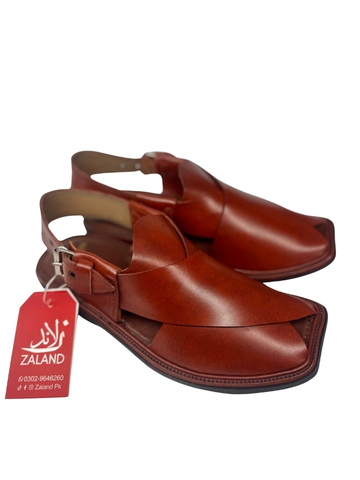 58 Gol T Peshawari Chappal | Mustard