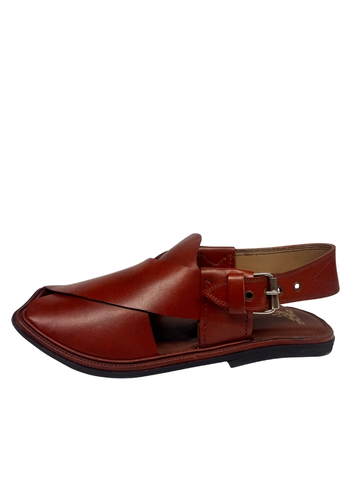 59 Gol T Peshawari Chappal | Mustard