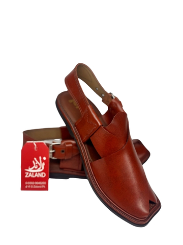 60 Gol T Peshawari Chappal | Mustard