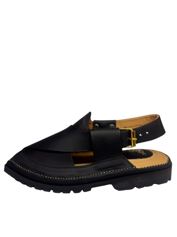 Vibram Sole Chappal | Black