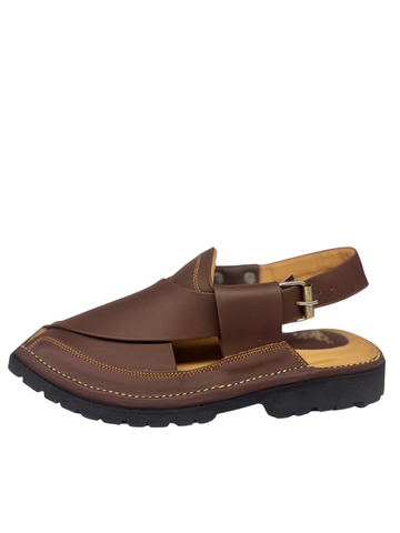66 Vibram Sole Chappal | Chocolate Brown