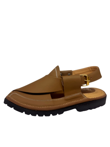 Vibram Sole Chappal | Light Brown