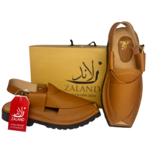 73 Vibram Sole Peshawari Chappal | Camel