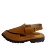 Vibram Sole Peshawari Chappal | Camel